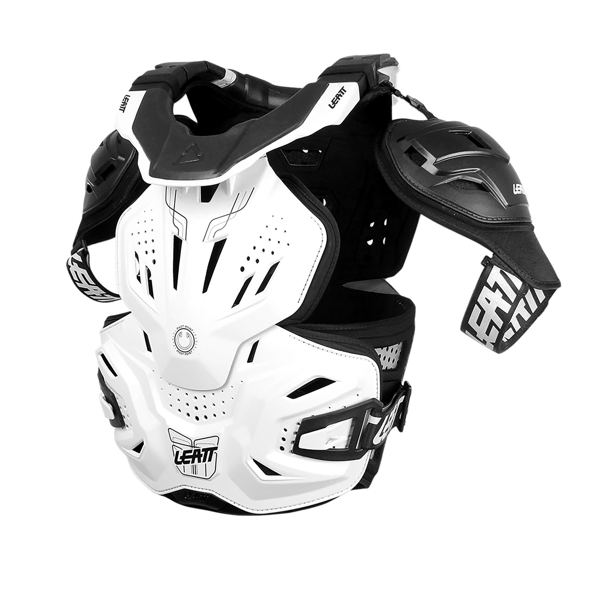 Leatt, Leatt Fusion 3.0 All-In-One Neck, Chest, Back, Flank And Shoulder Protection White