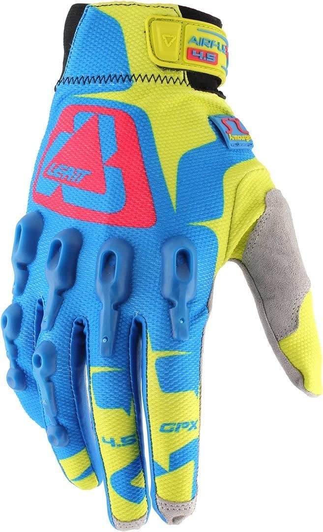 Leatt, Leatt Leatt GPX 4.5 Lite Men's Off-Road/Dirt Bike Motorcycle Gloves - Blue/Yellow/Red