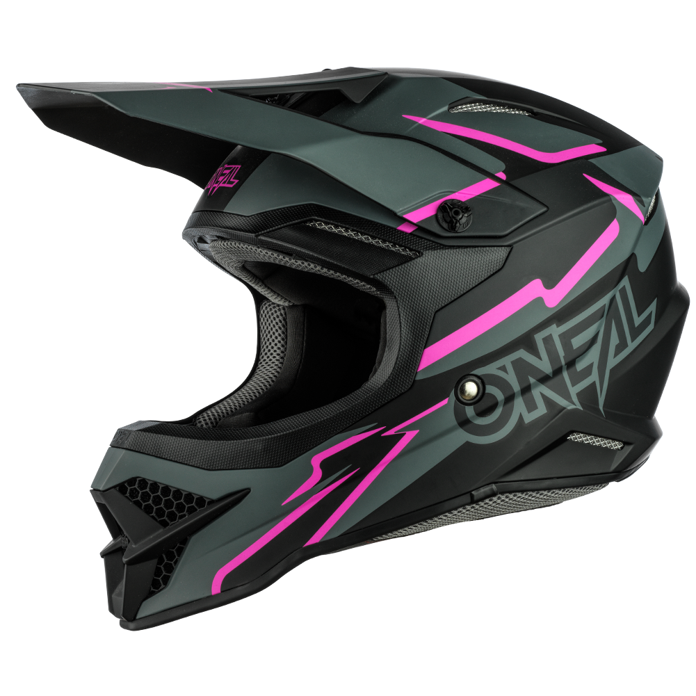 Oneal, O'Neal 3 SRS VOLTAGE Helmet Black/Pink