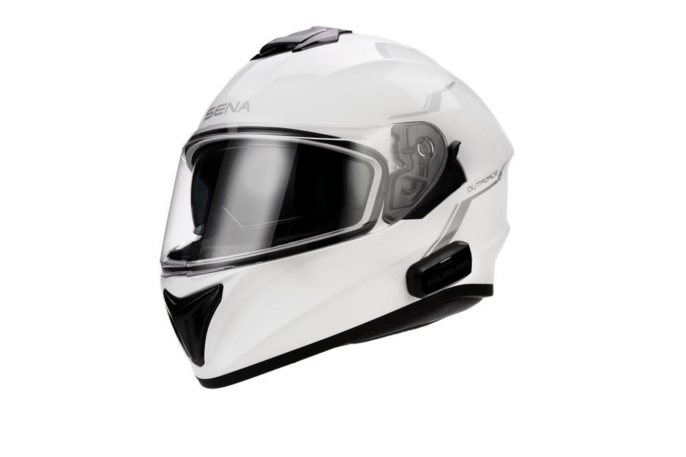 Sena, Sena Outforce Full Face Helmet Bluetooth Glossy White