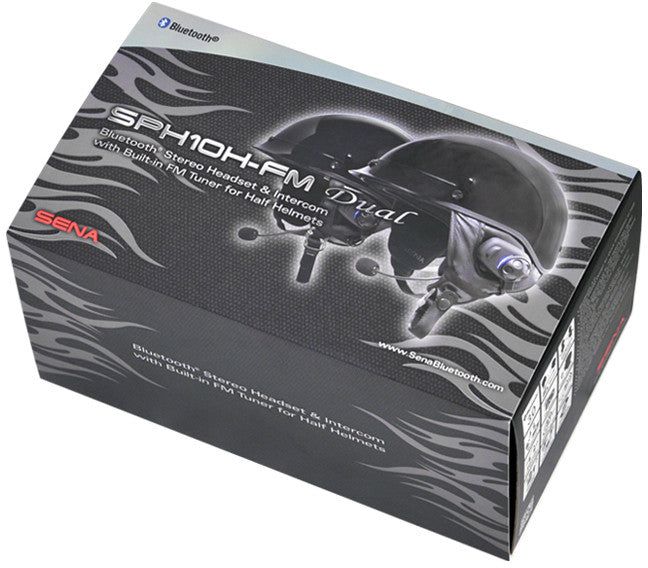 Sena, Sena SPH10H-Fm W/Built-In Fm Tuner For Half Helmets Dual Pack - SPH10HD-FM-01