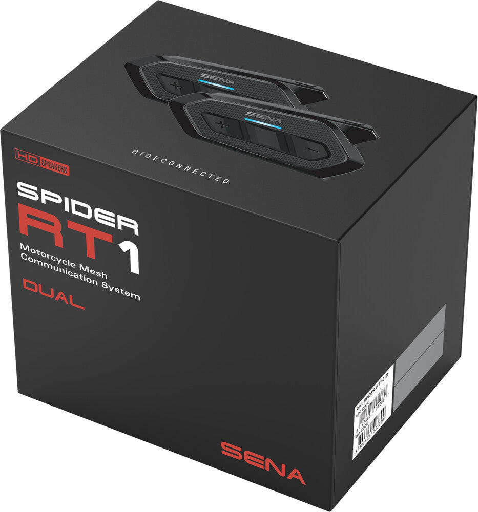 Sena, Sena Spider Rt1 Mesh Communication System Dual 3 Button - SPIDER-RT1-01D