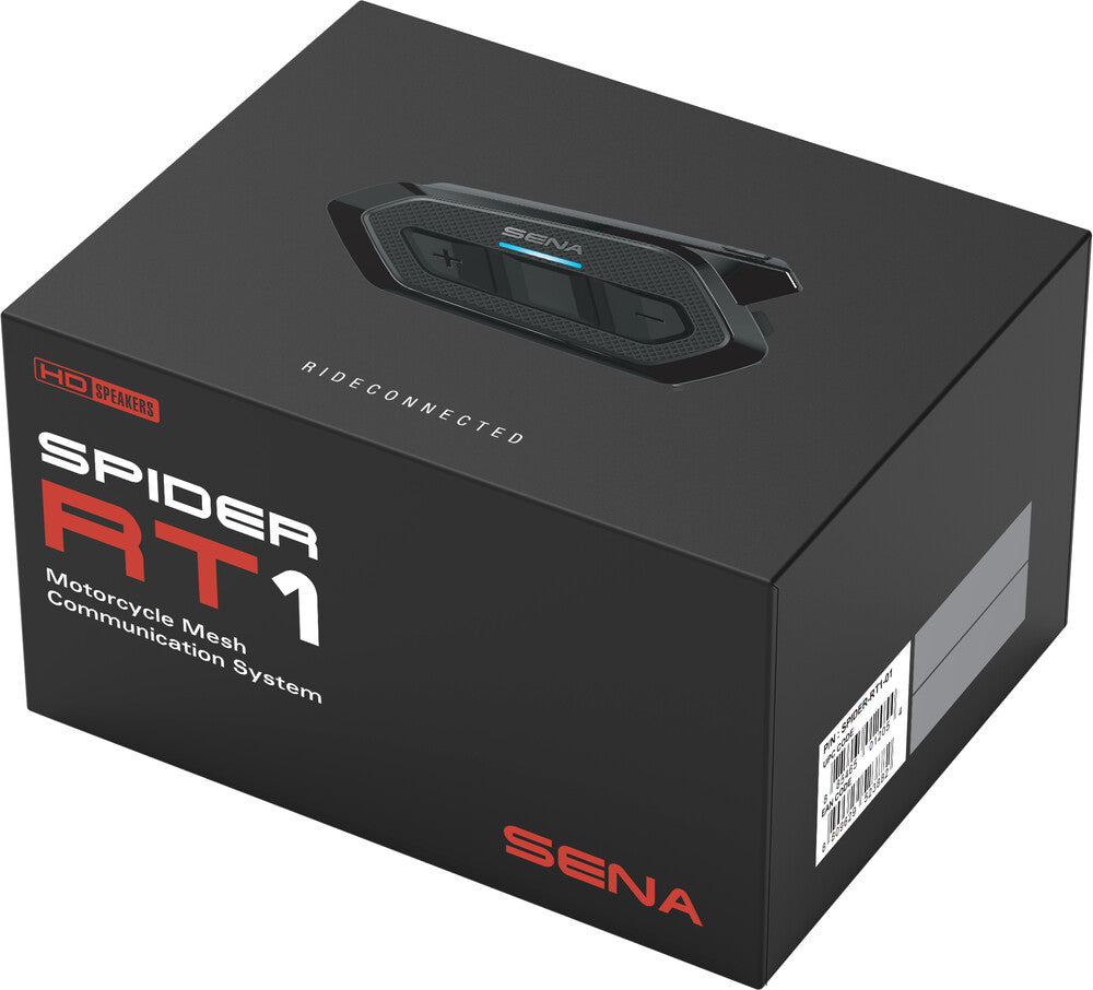 Sena, Sena Spider Rt1 Mesh Communication System Single 3 Button - SPIDER-RT1-01