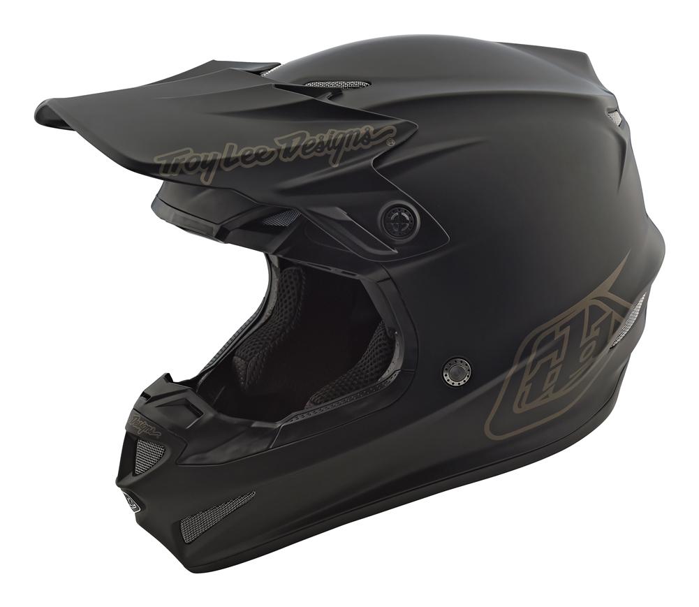 Troy Lee Designs, Troy Lee Designs 2019 SE4 POLYACRYLITE Helmet w/MIPS; MIDNIGHT BLACK Youth