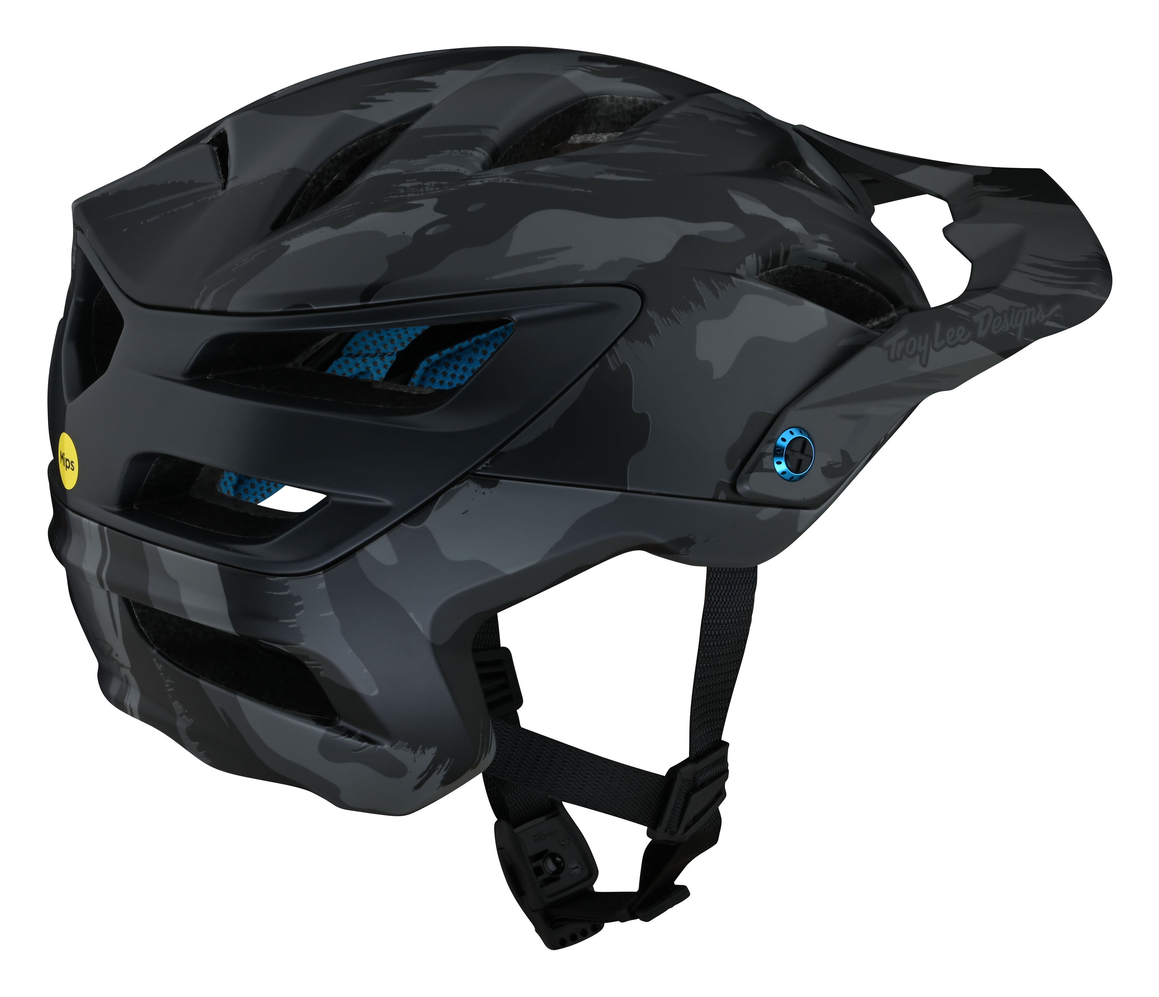 Troy Lee Designs, Troy Lee Designs A3 MIPS HELMET - BRUSHED CAMO BLUE