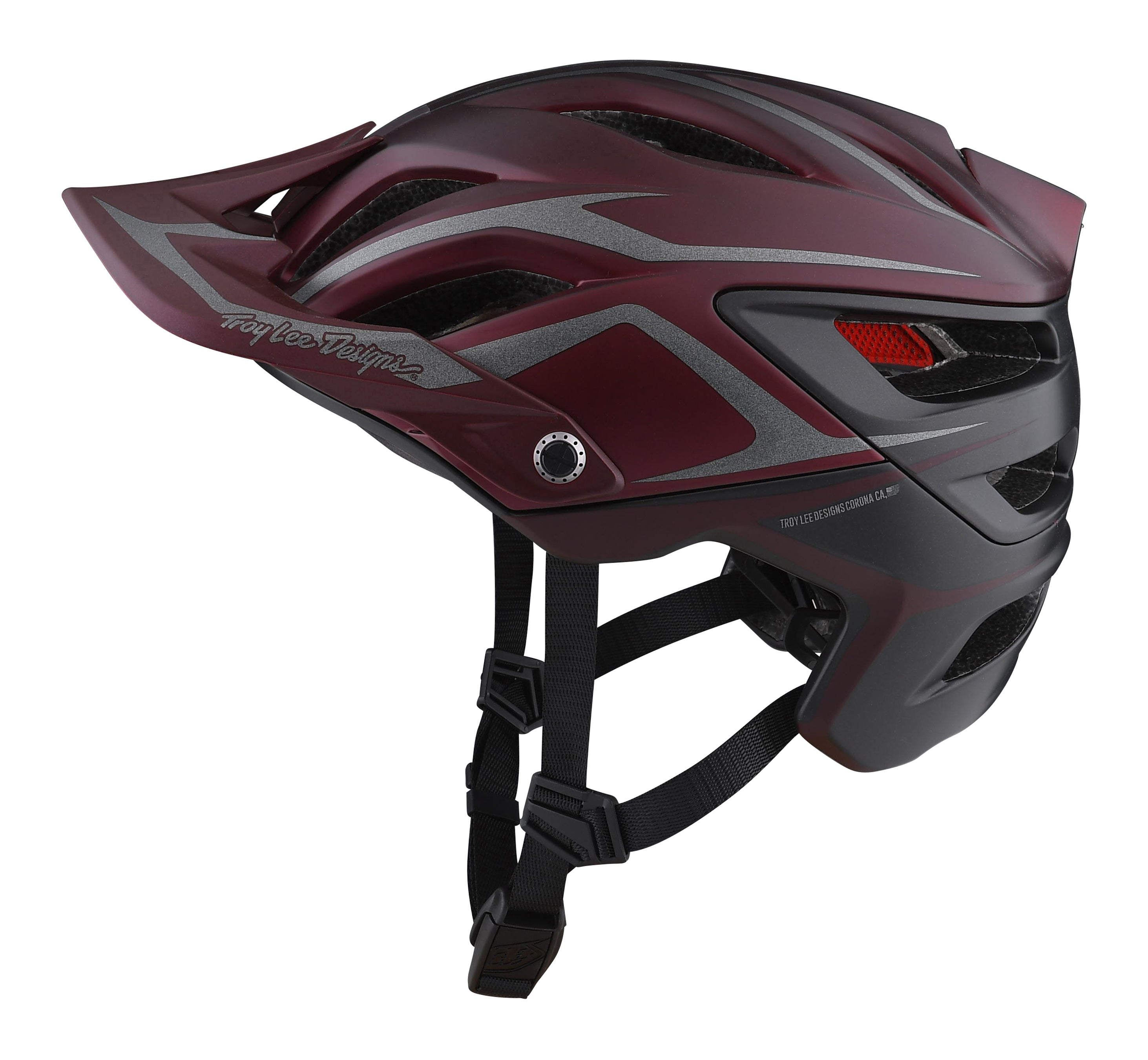 Troy Lee Designs, Troy Lee Designs A3 Mips Helmet Jade Burgundy