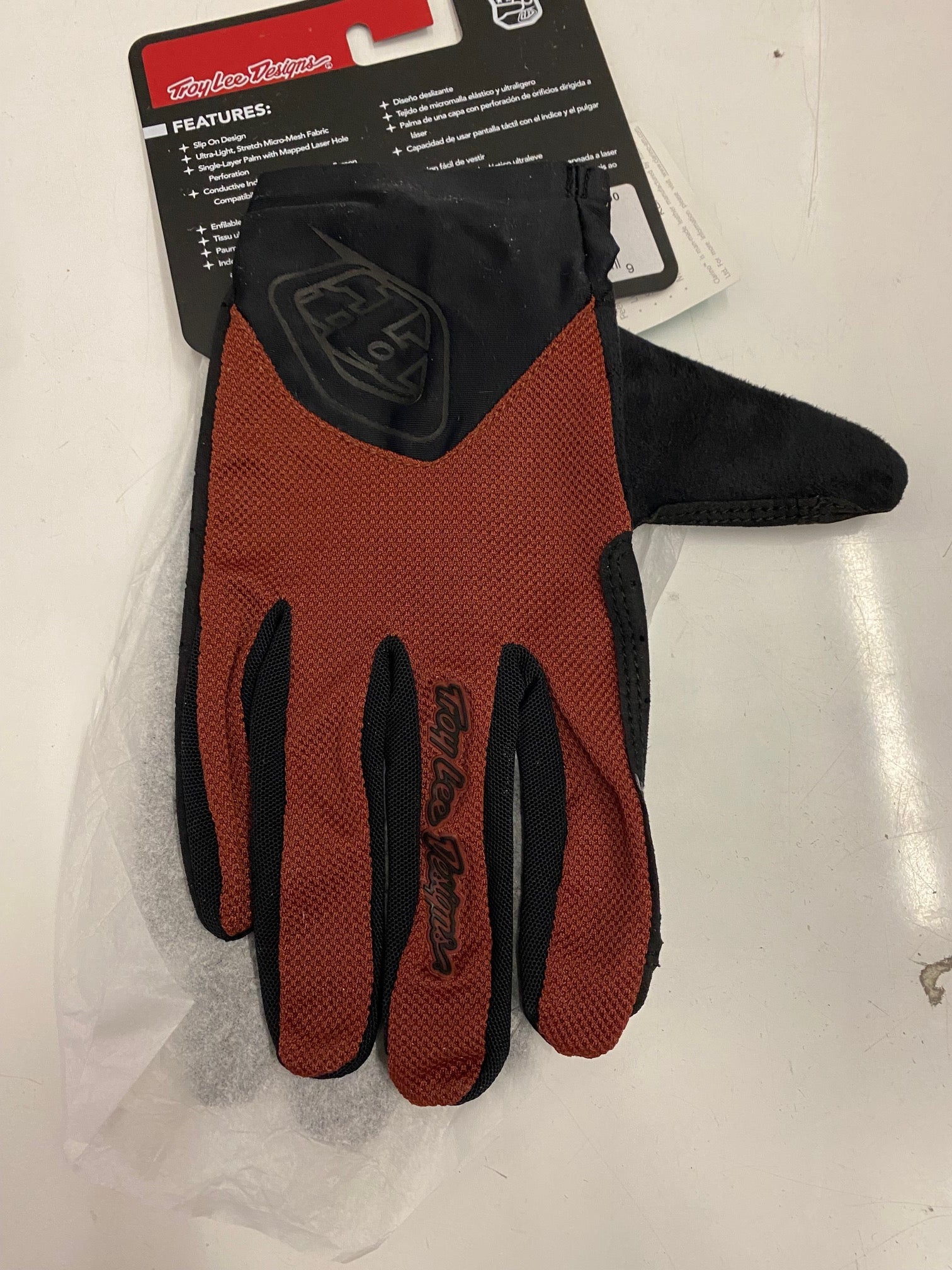 Troy Lee Designs, Troy Lee Designs ACE 2.0 GLOVE; BRICK