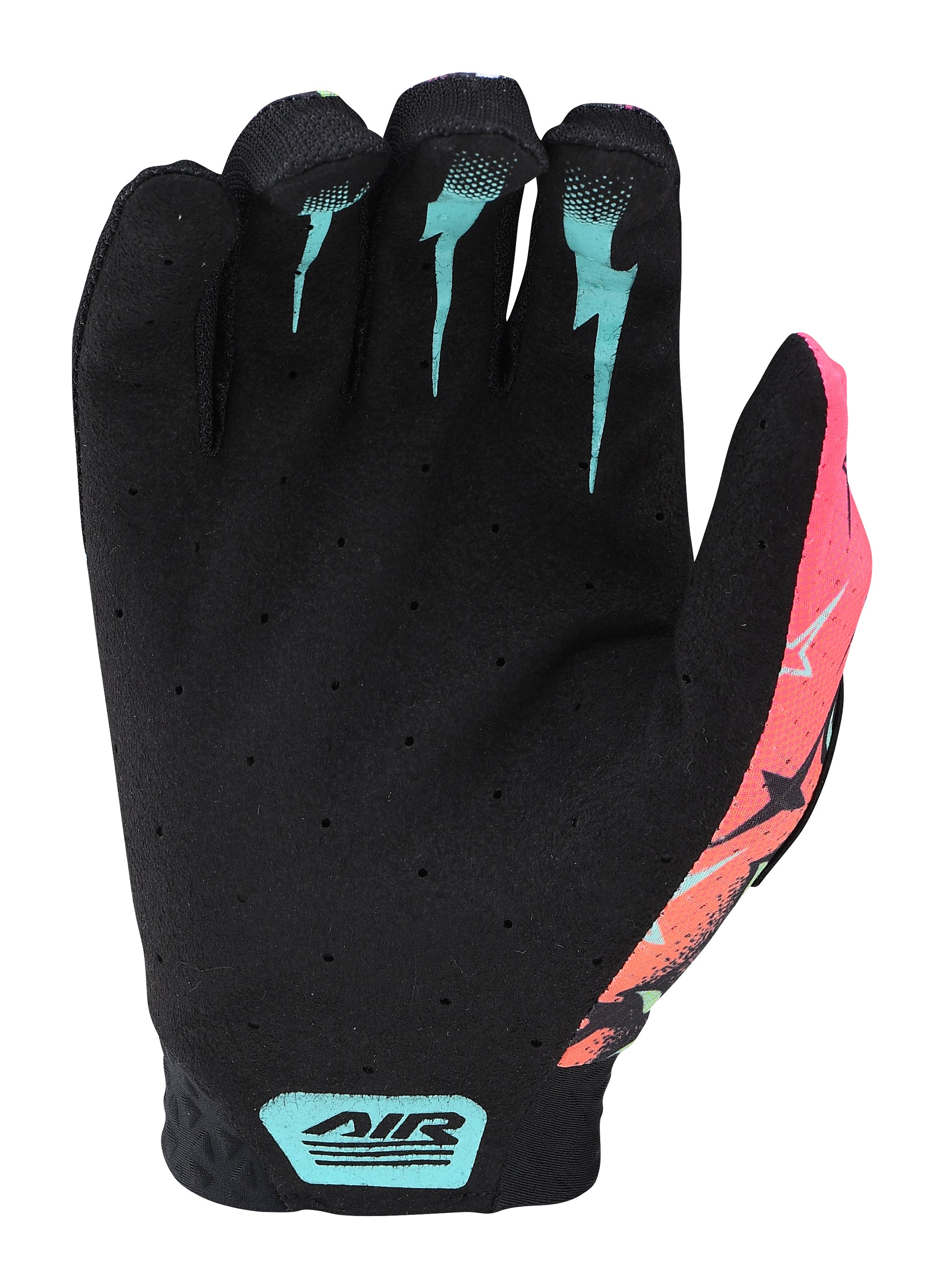 Troy Lee Designs, Troy Lee Designs AIR GLOVE; SKULL DEMON ORANGE / GREEN