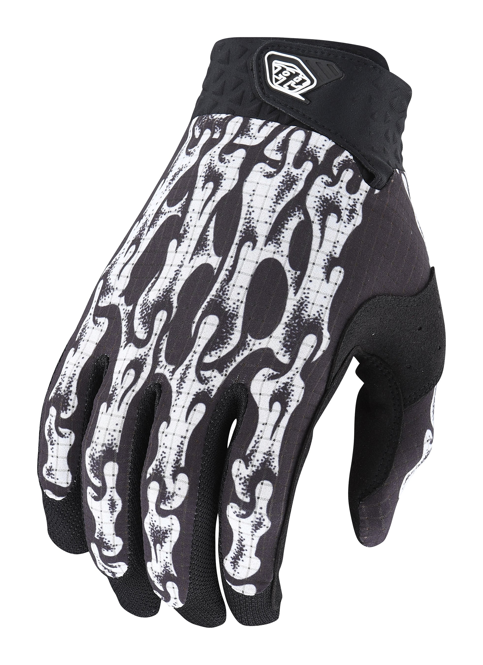 Troy Lee Designs, Troy Lee Designs AIR GLOVE; SLIME HANDS BLACK / WHITE