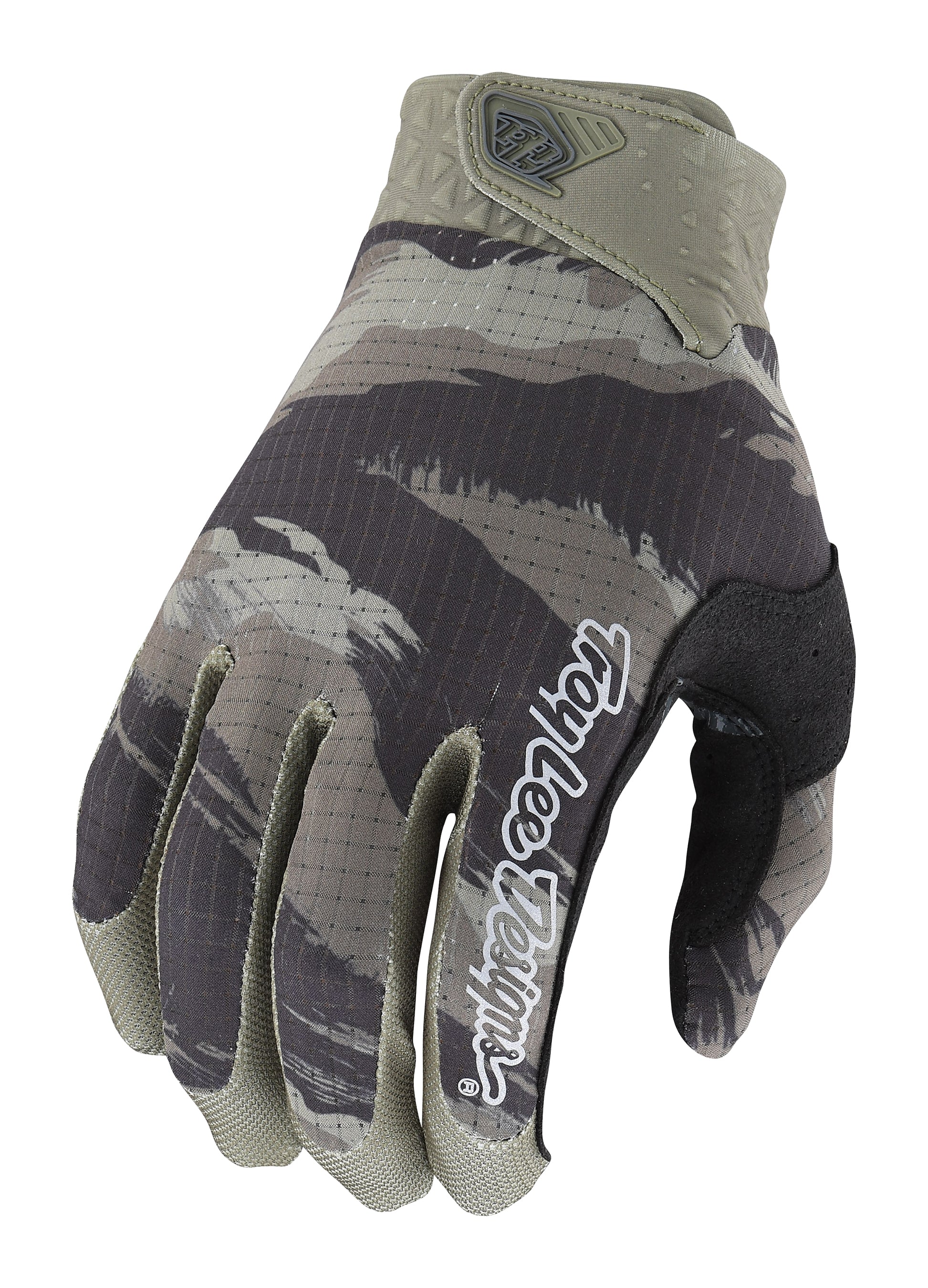 Troy Lee Designs, Troy Lee Designs Air Gloves Brushed Camo Army Green