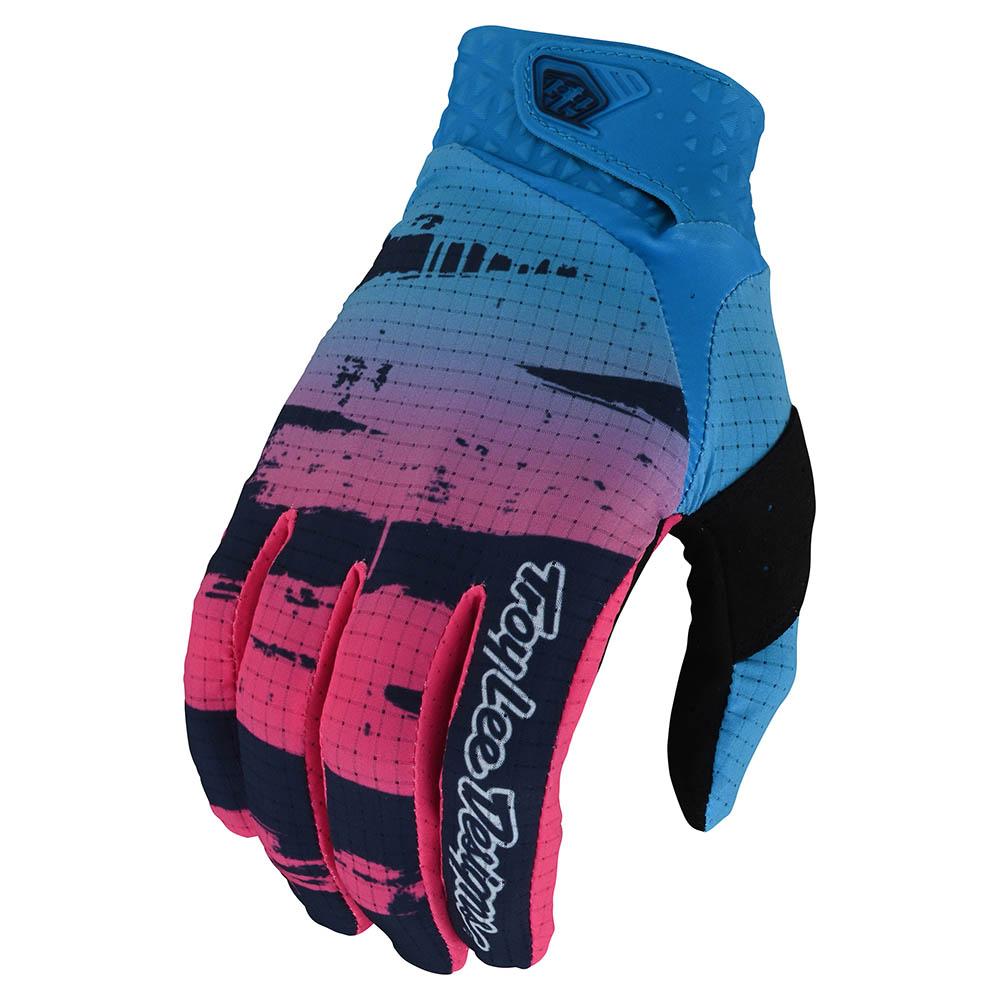 Troy Lee Designs, Troy Lee Designs Air Gloves Brushed Navy / Cyan