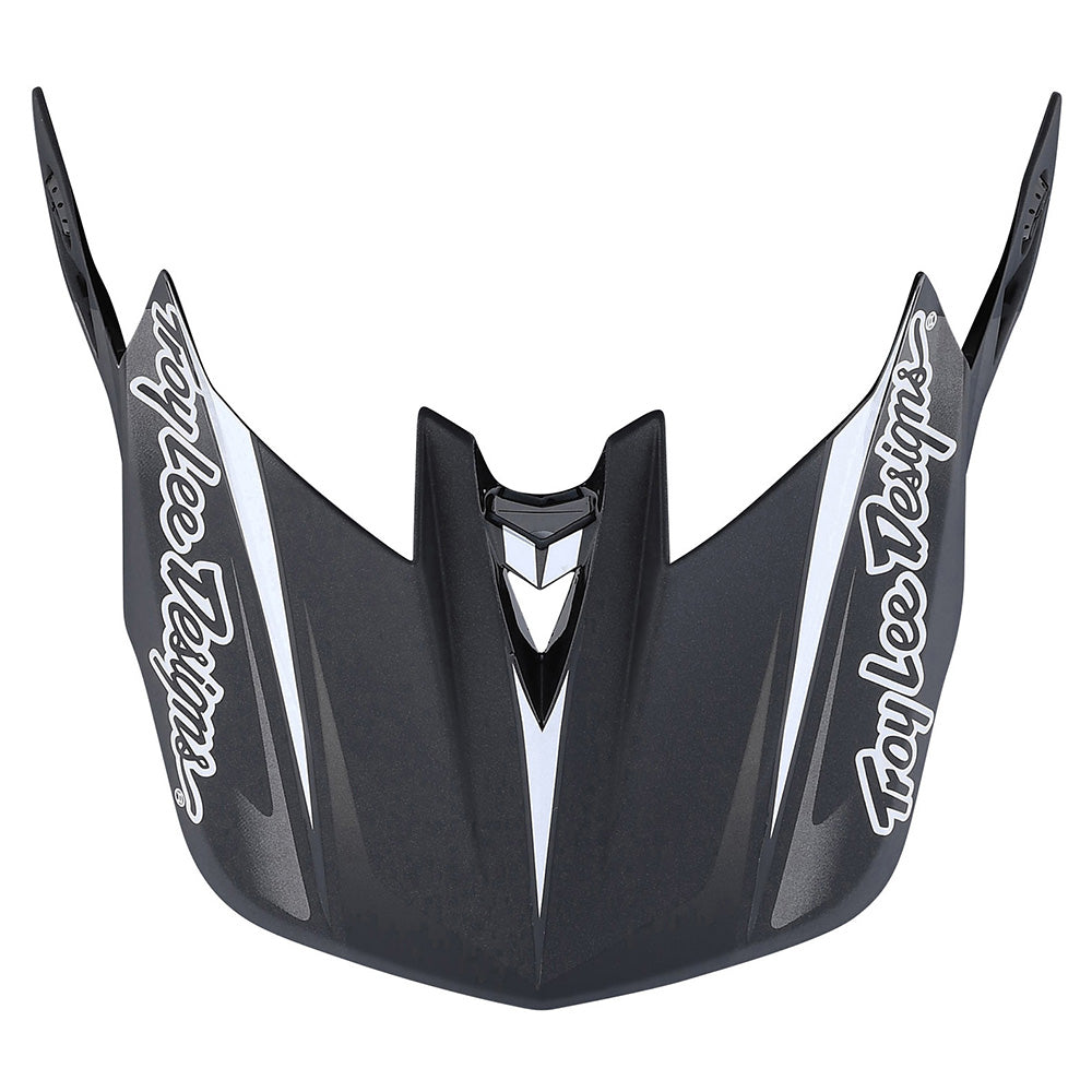 Troy Lee Designs, Troy Lee Designs D4 VISOR - LINES BLACK / GRAY