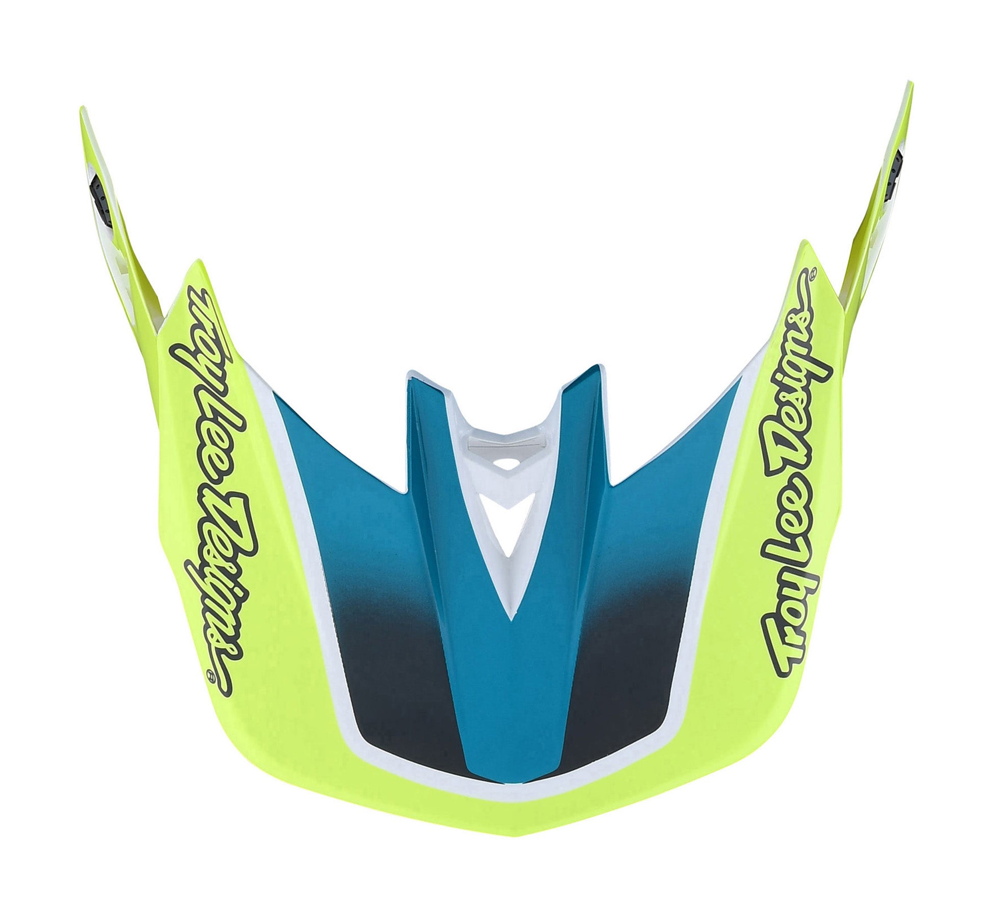 Troy Lee Designs, Troy Lee Designs D4 VISOR; QUALIFIER WHITE / GREEN