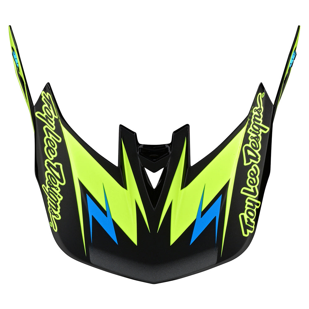 Troy Lee Designs, Troy Lee Designs D4 Visor; Volt Black / Flo Yellow