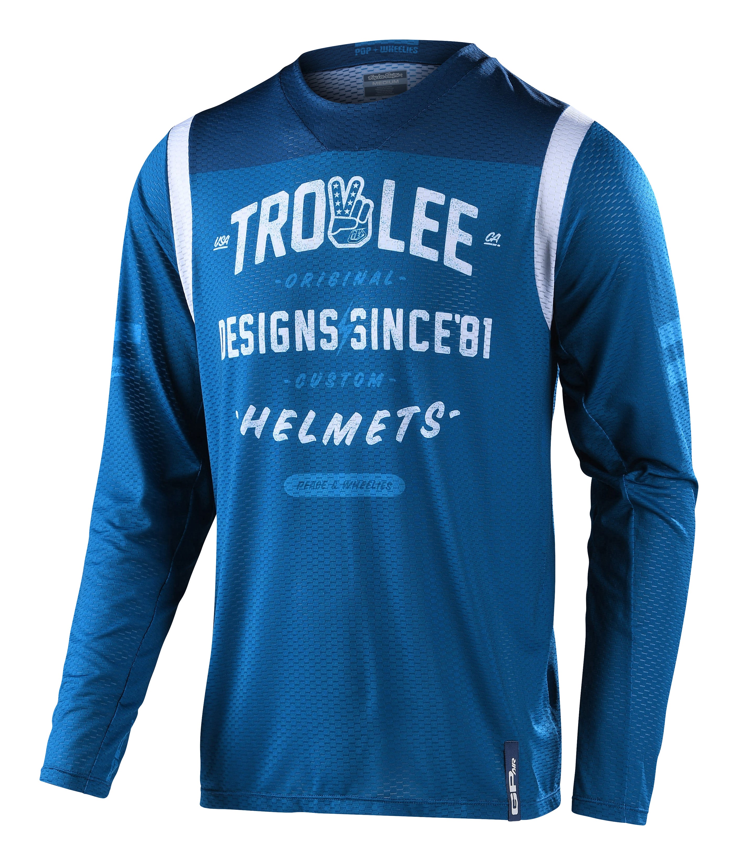 Troy Lee Designs, Troy Lee Designs GP AIR JERSEY; ROLL OUT SLATE BLUE