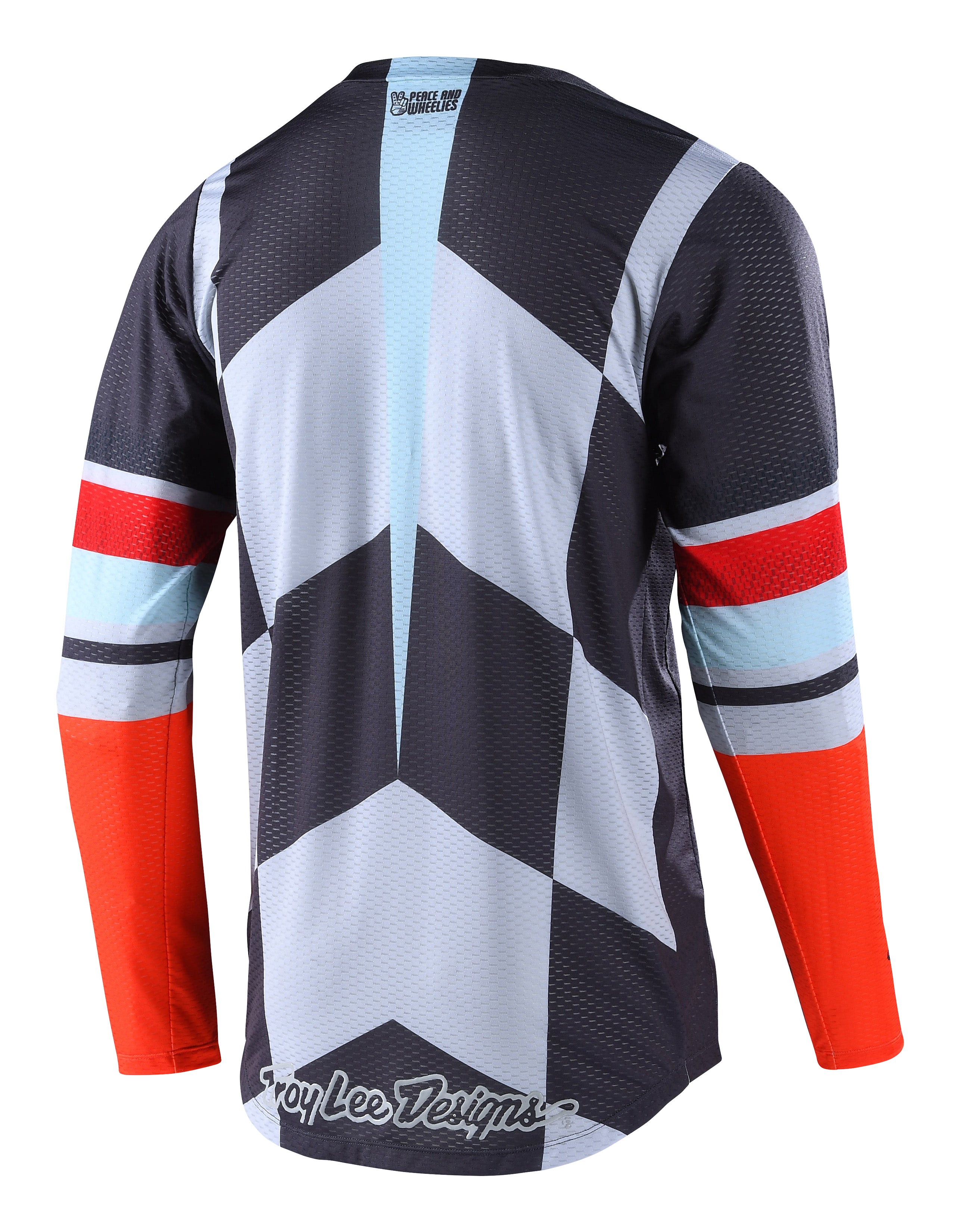 Troy Lee Designs, Troy Lee Designs GP AIR JERSEY; WARPED CHARCOAL / ORANGE