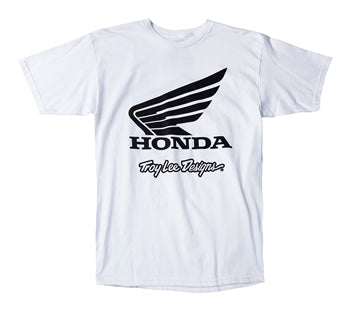 Troy Lee Designs, Troy Lee Designs Honda Wing Tee - White