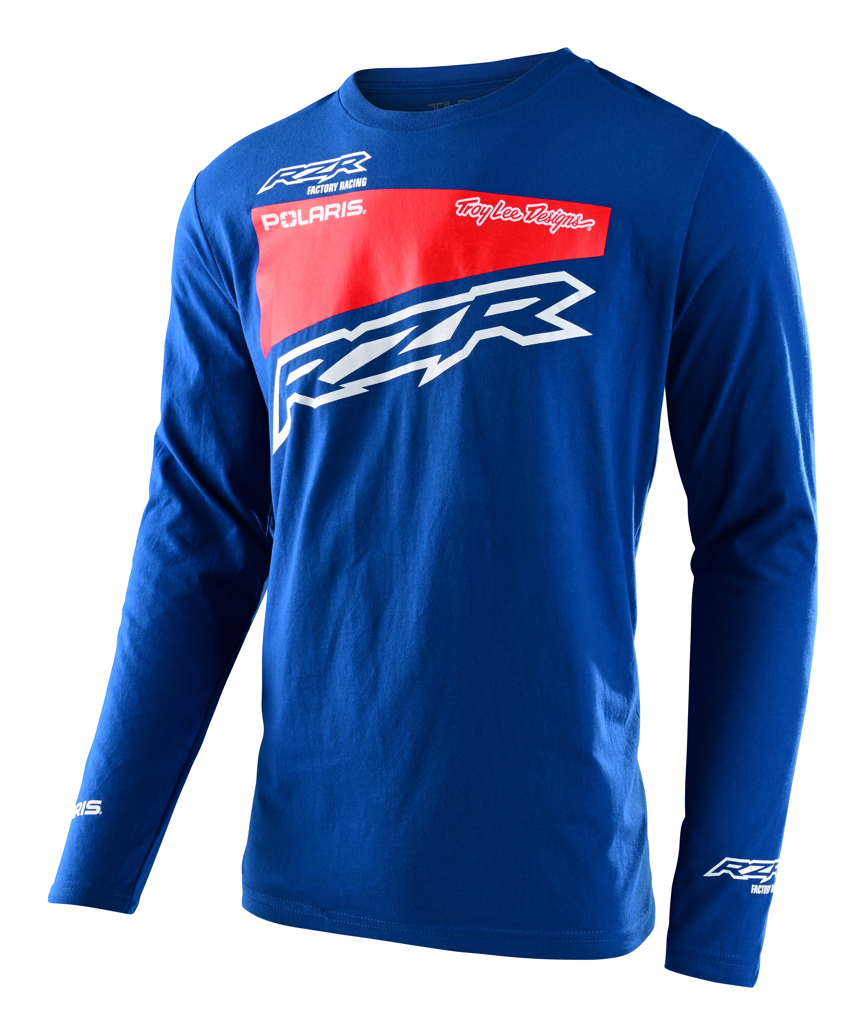 Troy Lee Designs, Troy Lee Designs Polaris LS Tee Blue / Red