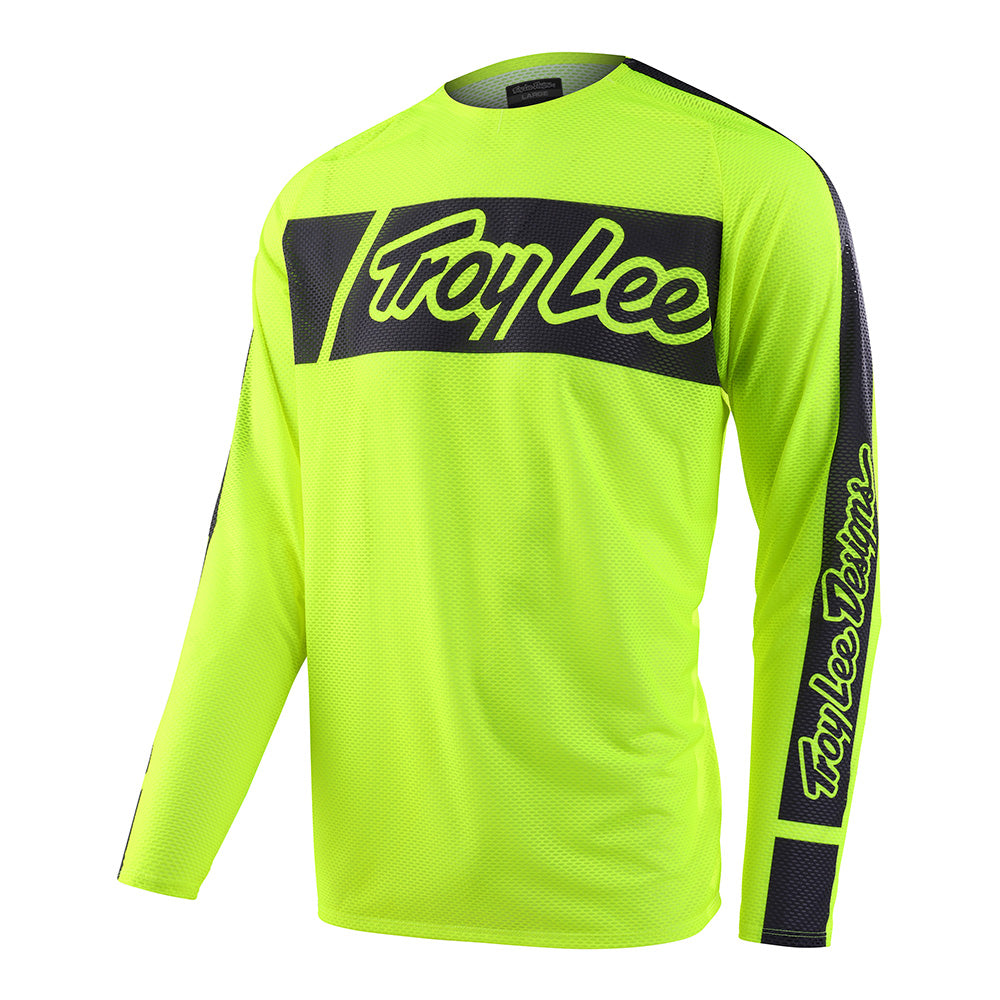 Troy Lee Designs, Troy Lee Designs SE Pro Air Jersey Vox Flo Yellow