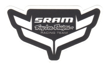 Troy Lee Designs, Troy Lee Designs SRAM TLD RACING ICON STICKER - BLACK/WHITE