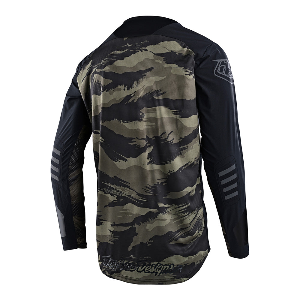 Troy Lee Designs, Troy Lee Designs Scout SE Jersey Systems Brushed Camo Black / Military Green