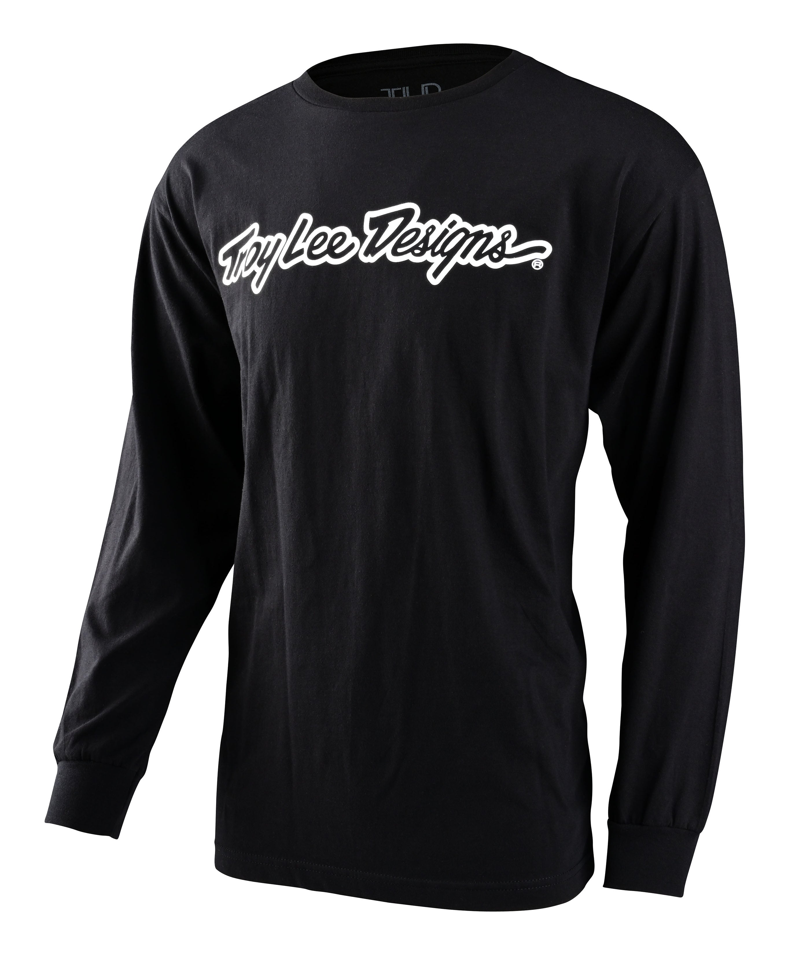 Troy Lee Designs, Troy Lee Designs Signature Long Sleeve Tee Black