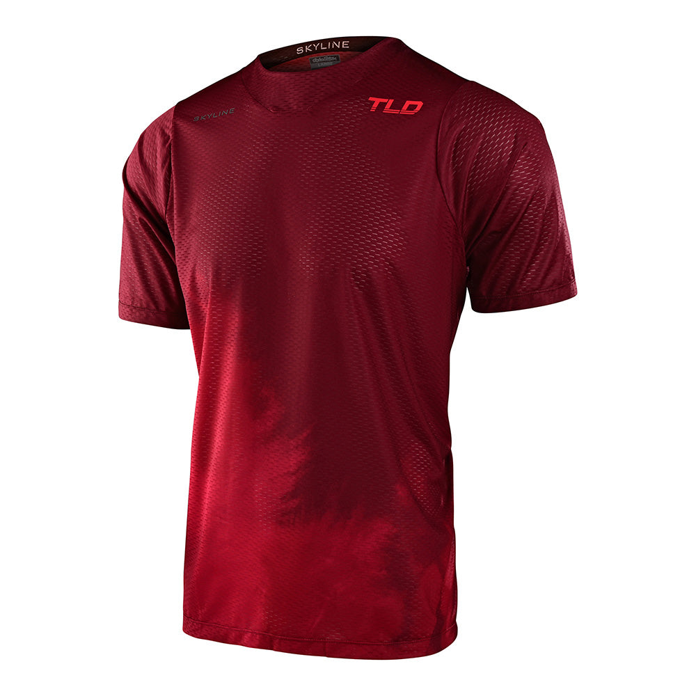 Troy Lee Designs, Troy Lee Designs Skyline Air Ss Jersey Fades Wine