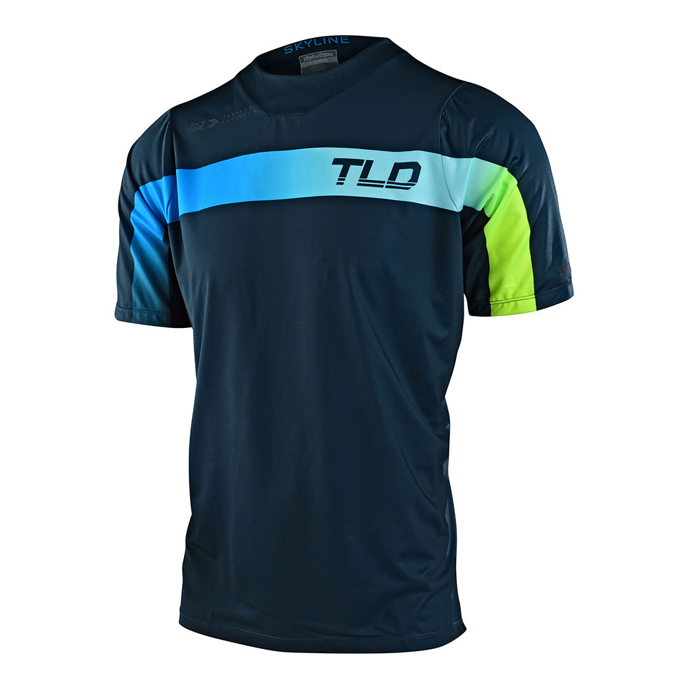 Troy Lee Designs, Troy Lee Designs Skyline Ss Jersey Jet Fuel Slate Blue