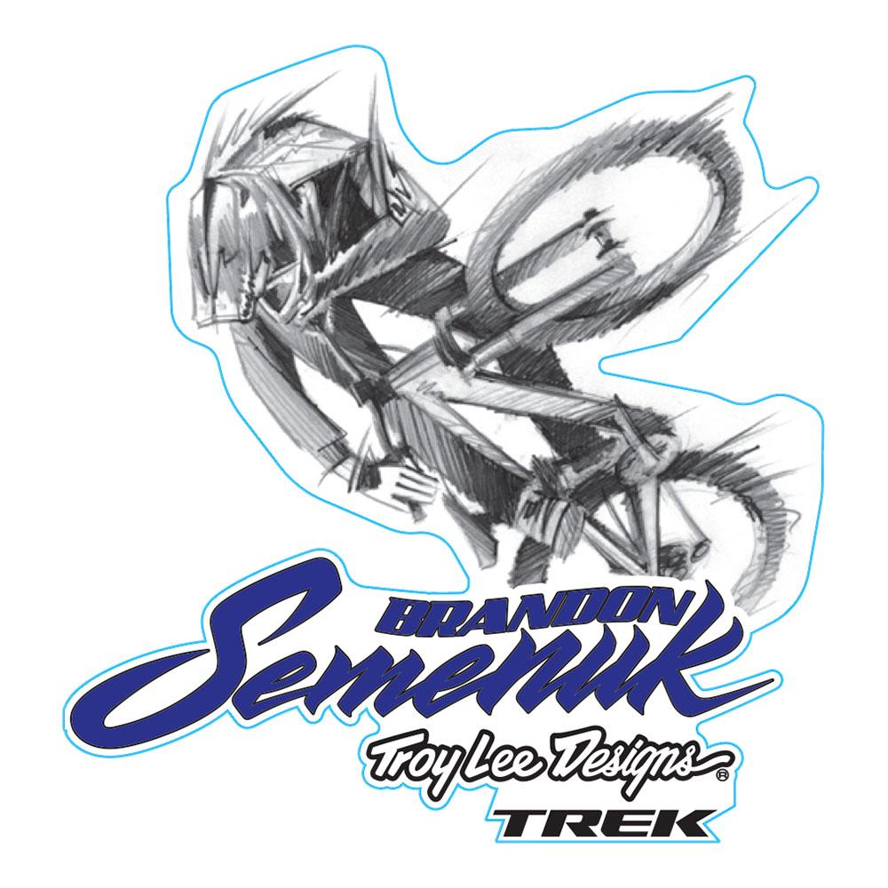 Troy Lee Designs, Troy Lee Designs TLD STICKER; SEMENUK SKETCH