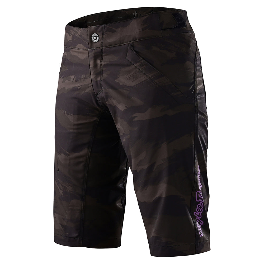 Troy Lee Designs, Troy Lee Designs WOMENS MISCHIEF SHORT SHELL (No Liner) - BRUSHED CAMO ARMY