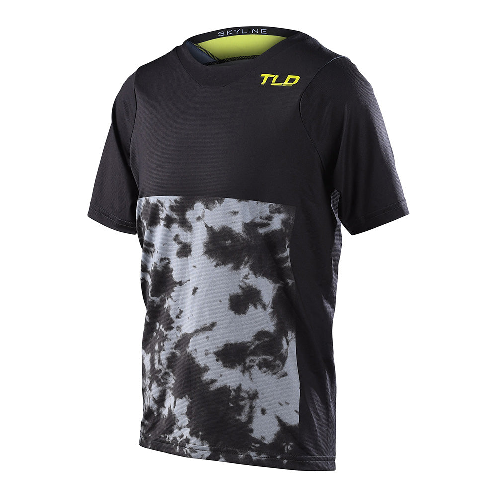 Troy Lee Designs, Troy Lee Designs YOUTH SKYLINE Short Sleeve JERSEY - BREAKS CHARCOAL