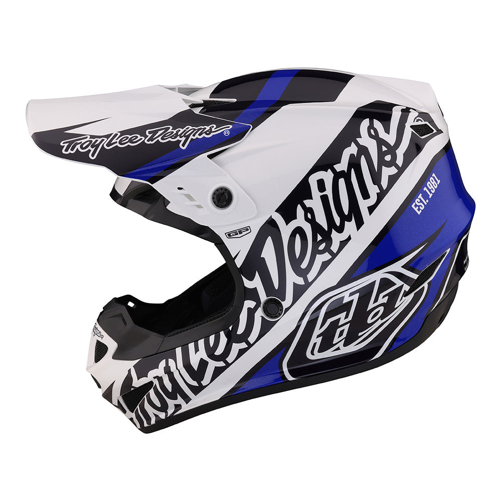 Troy Lee Designs, Troy Lee Designs Youth GP Helmet Slice Blue