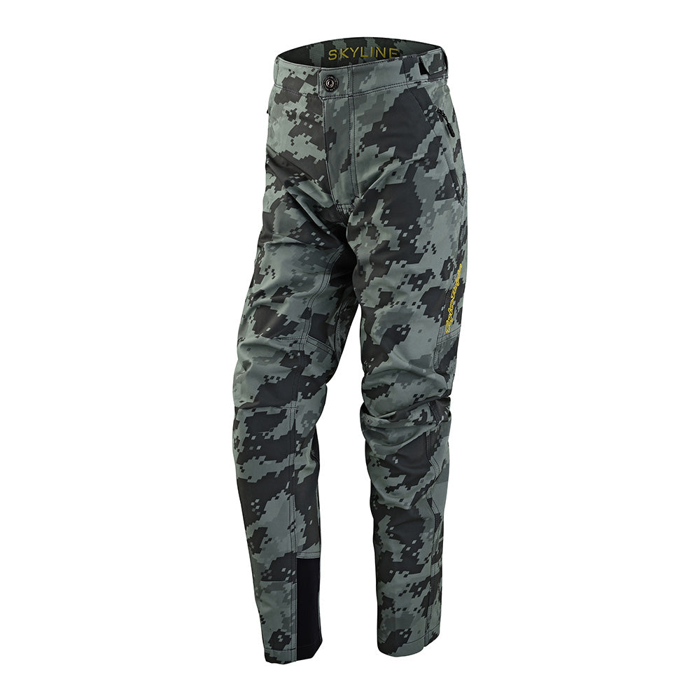 Troy Lee Designs, Troy Lee Designs Youth Skyline Pant; Digi Camo Spruce