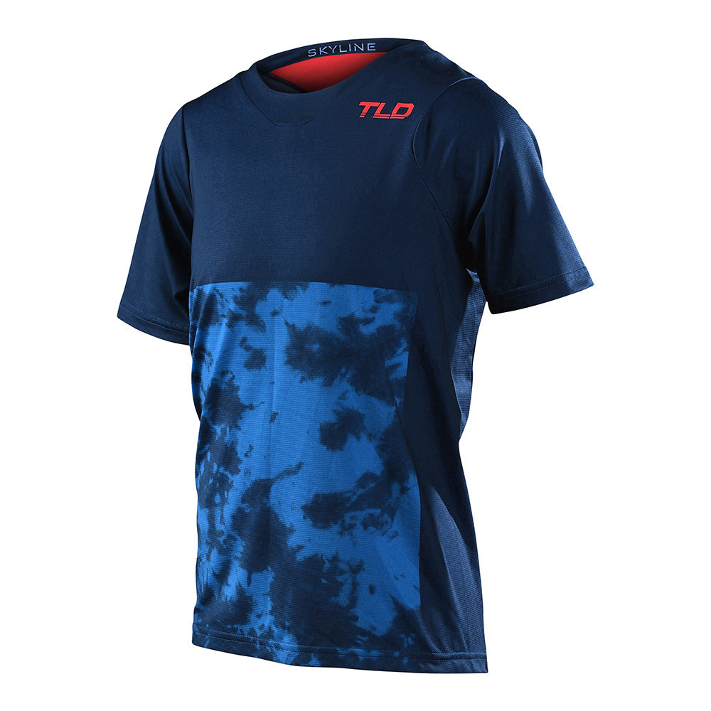 Troy Lee Designs, Troy Lee Designs Youth Skyline SS Jersey Breaks Dark Slate