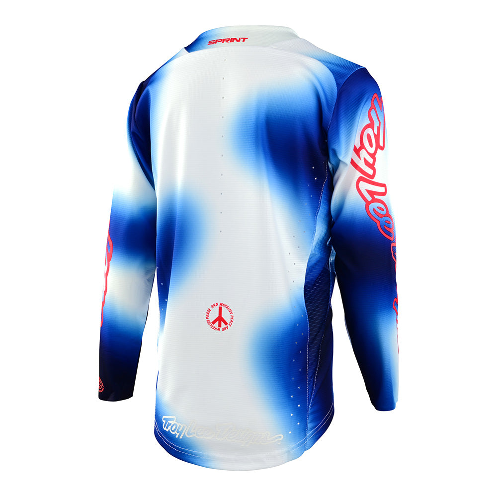 Troy Lee Designs, Troy Lee Designs Youth Sprint Jersey; Lucid Blue