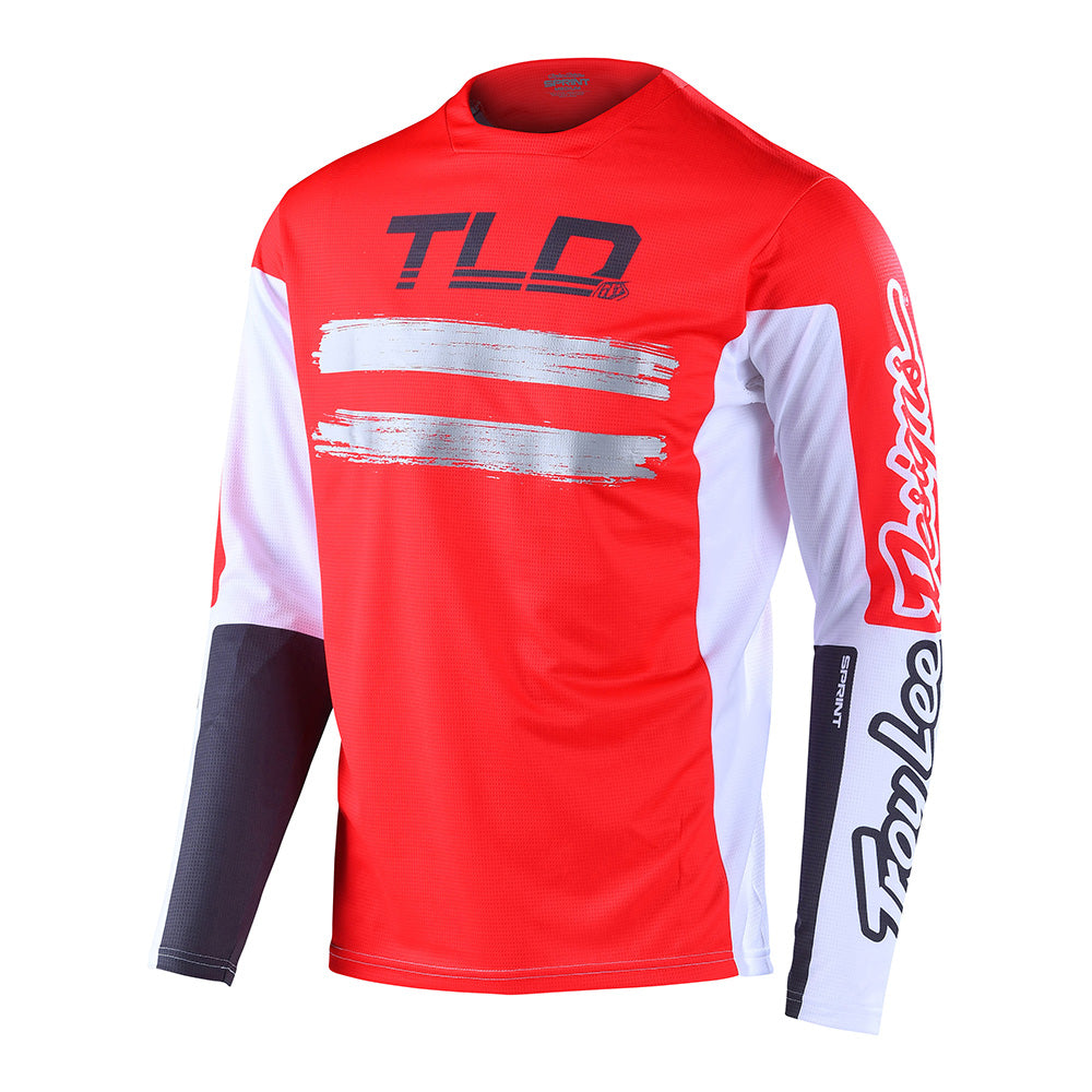 Troy Lee Designs, Troy Lee Designs Youth Sprint Jersey Marker Red / Charcoal