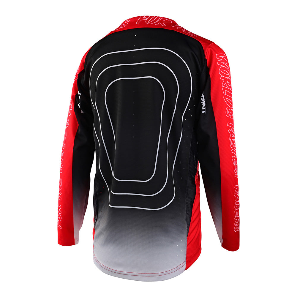 Troy Lee Designs, Troy Lee Designs Youth Sprint Jersey; Richter Race Red