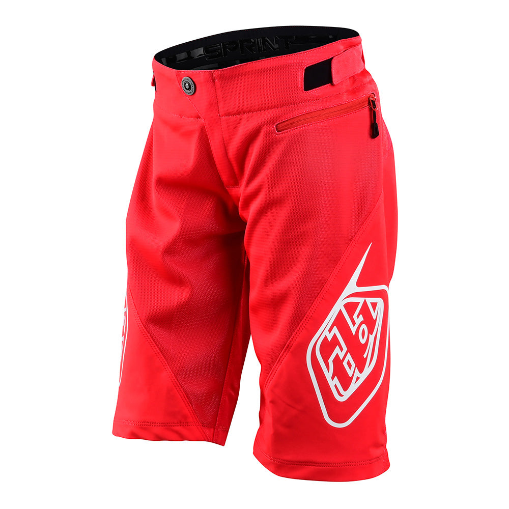 Troy Lee Designs, Troy Lee Designs Youth Sprint Short Solid Red