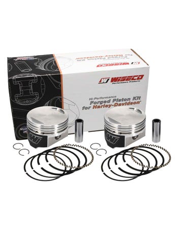 Wiseco, Wiseco V-Twin 4 Stroke Forged Series Piston Kit, 3.518 IN Bore, 8.5:1 CR  -  K1642