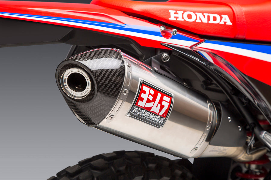 Yoshimura, Yoshimura Exhaust Honda CRF300L/Rally 21-22 Race RS-4 Stainless Full Exhaust, w/ Stainless Muffler - 123410D520