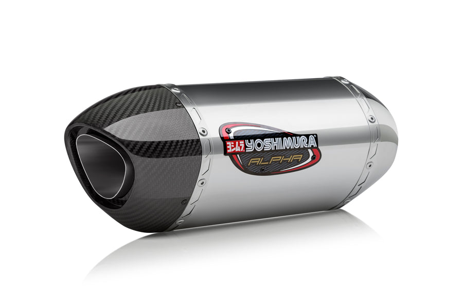 Yoshimura, Yoshimura Exhaust Street ALPHA Works T SLIP-ON SS-SS-CF   Kawasaki Versys 1000 15-18 - 14660BM520