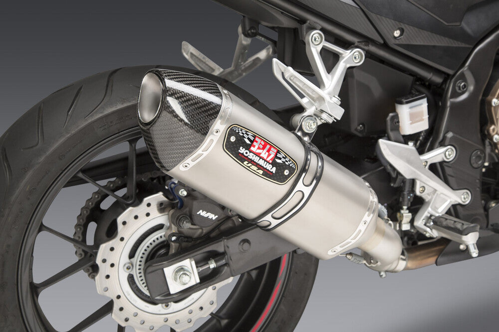 Yoshimura, Yoshimura Exhaust Street R-77 Slip-On Ss-Ss-Cf Works - 12553B0520