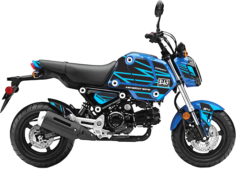 Yoshimura, Yoshimura Graphic Kit Edge Blue Honda - 800BL121220