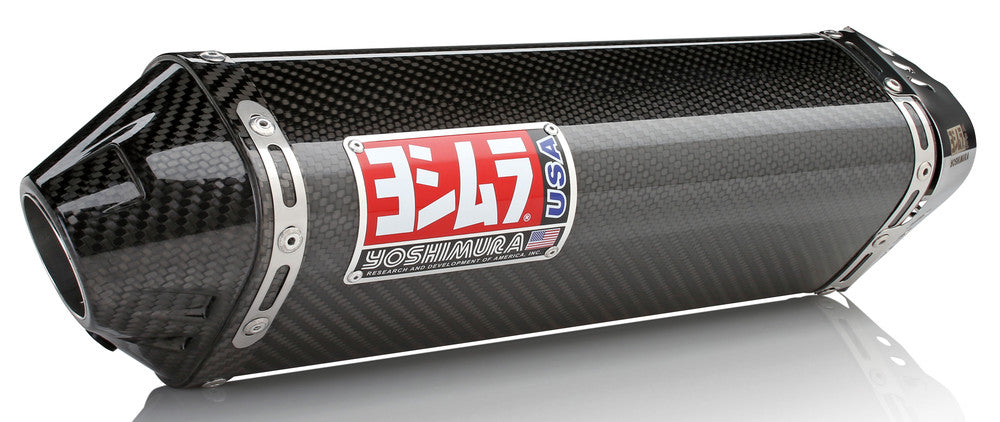 Yoshimura, Yoshimura R&D Street Trc Slip-On Exhaust Ss-Cf-Cf - Yamaha YZF-R6S 2003-2009 - 1361272