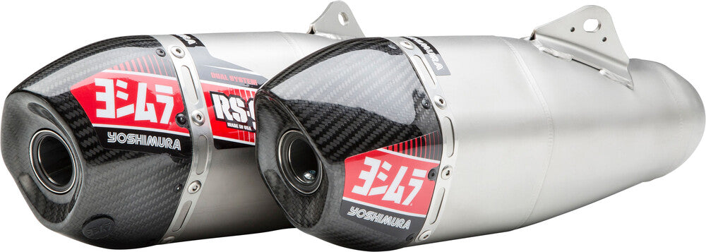 Yoshimura, Yoshimura Rs-9 Header/Canister/End Cap Exhaust Slip-On Ss-Al-Ss - 22844BR520