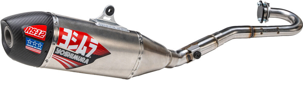 Yoshimura, Yoshimura Rs12 Signature Series Exhaust System Ss-Al-Cf Suzuki RM-Z250 19-23 - 218320S320